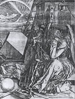А. Дюрер. Меланхолия. Гравюра на меди. 1514 г.